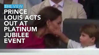 Prince Louis Acts Out At Platinum Jubilee Event | The View