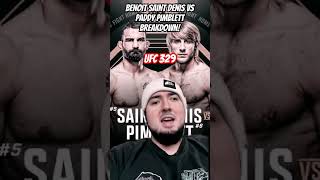 Benoit Saint Denis vs Paddy Pimblett #ufc329 #mma #quick #breakdown #comain #banger