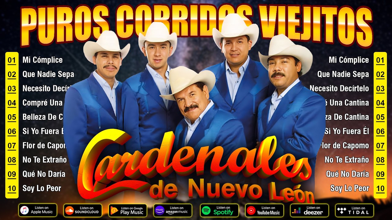 Cardenales de Nuevo León Mejores Canciones 🔥 Corridos y Norteñas Viejitas | Éxitos Para Pistear
