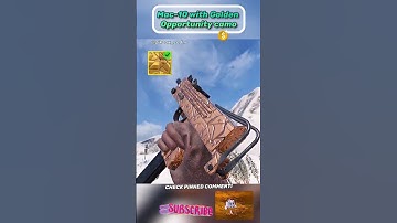 Mac-10 with Golden Opportunity camo 🪙 #codm #shorts