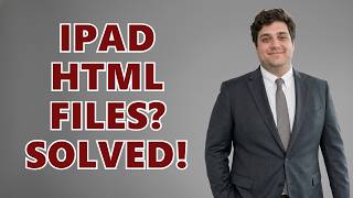 Apple: View local HTML files using web browser on iPad