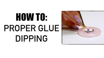 PROPER GLUE DIPPING | What Does Too Much Lash Glue Look Like?