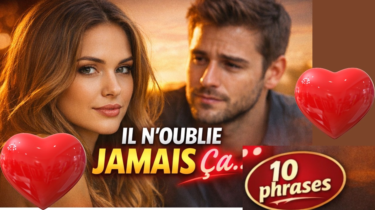 💘10 phrases qu’un homme amoureux n’oublie jamais (psychologie de l'homme amoureux)#amour #couple