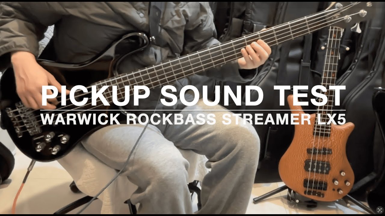 Warwick Rockbass Streamer LX 5 – Pickup & EQ Sound Test