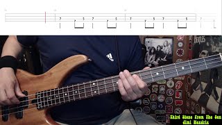 Third Stone From The Sun by Jimi Hendrix - Bass Cover with Tabs Play-Along