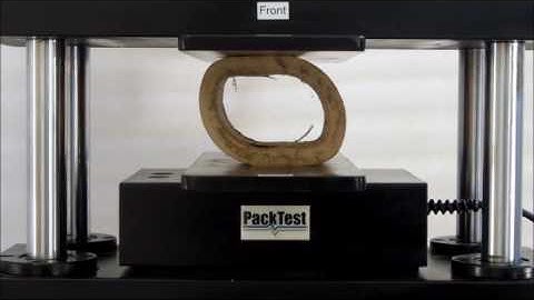 Paper Core Compression Test by PackTest.com