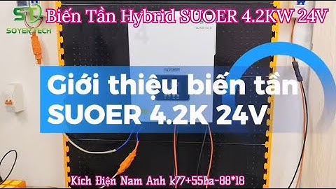Biến Tần Hybrid SUOER 4.2KW 24V .Biến tần năng lượng mặt trời 4200W - 24V-VMS-V-4.2K-24-H.