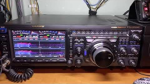 Yaesu FTDX-101 “problem” with display (might not be a problem)