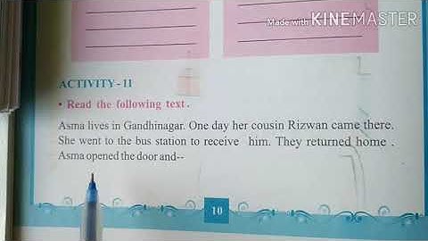 STD 7 English Unit 1 Vini