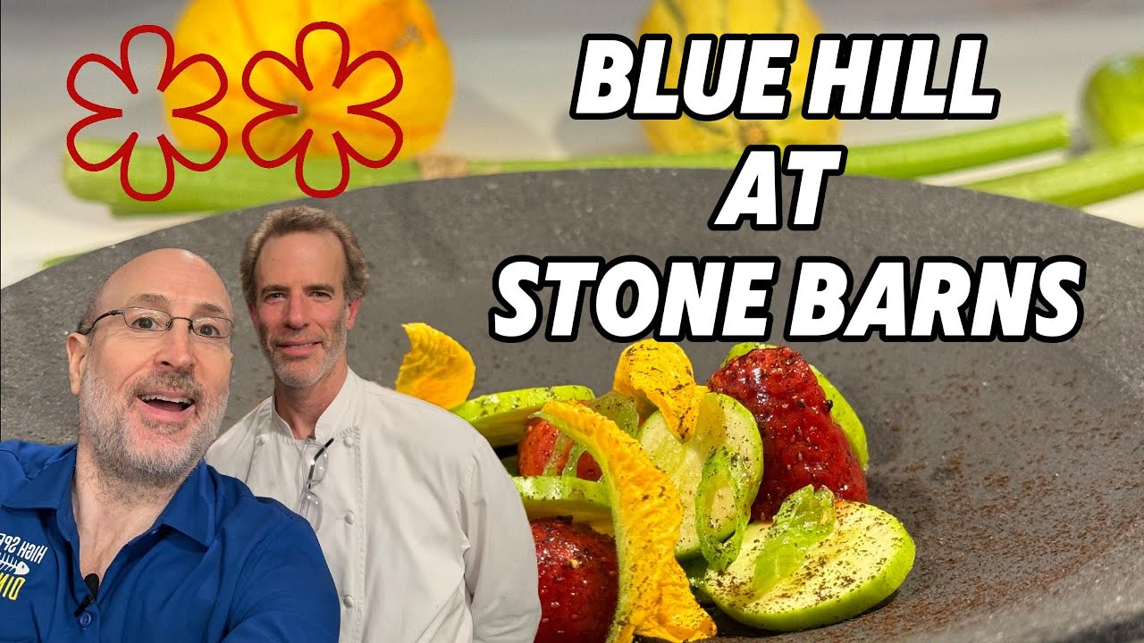 6-часовой ужин из 30 блюд, отмеченный двумя звездами Мишлен, в ресторане Blue Hill at Stone Barns...