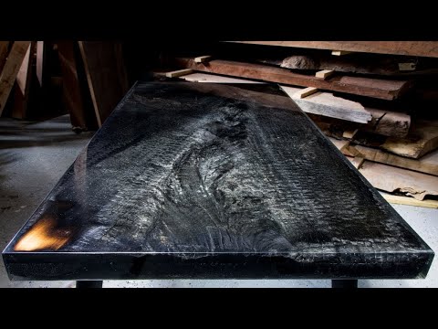 Fire Epoxy Table - Woodworking Projects - Resin Art