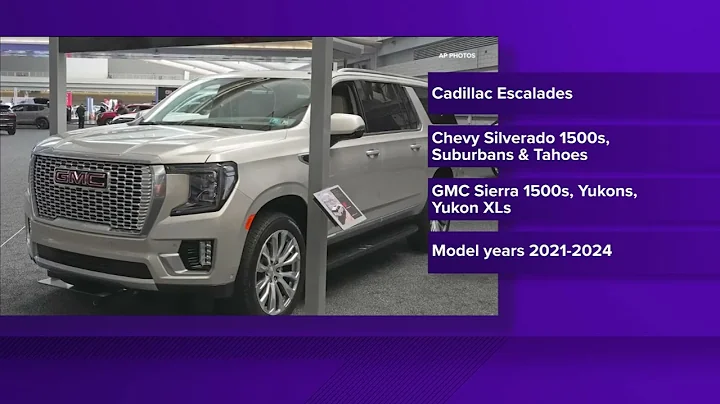 GM recalls nearly 600,000 Cadillac, Chevrolet and GMC cars due to engine failure risks