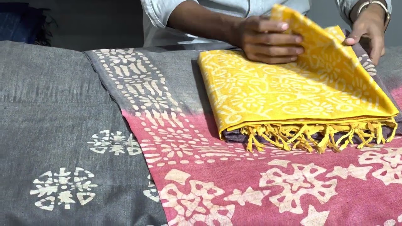 latest Batik Suit collection/Cotton Silk suit MaterialBatik dress materials clothe women cotton suit