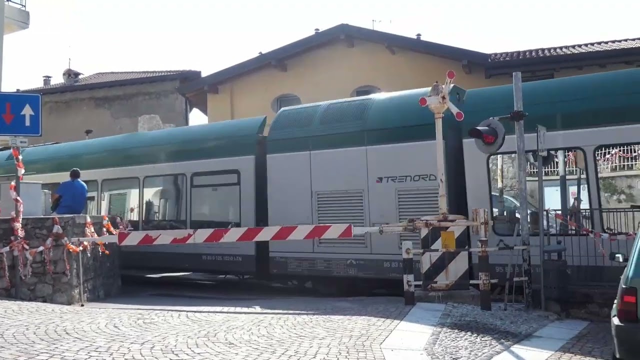 Sightseeing - Trenord Trains, Sale Marasino - 2023 - Just Outside the Apartment