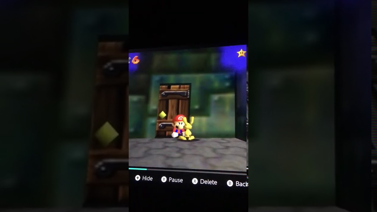 Mips clip in Super Mario 3d All stars