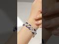 Elegant seed bead bracelet #beads #stonebeads