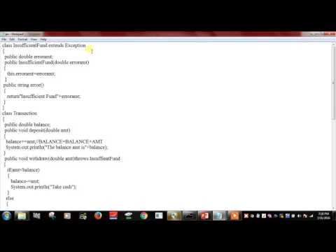 Exception Handling-User Defined Exception