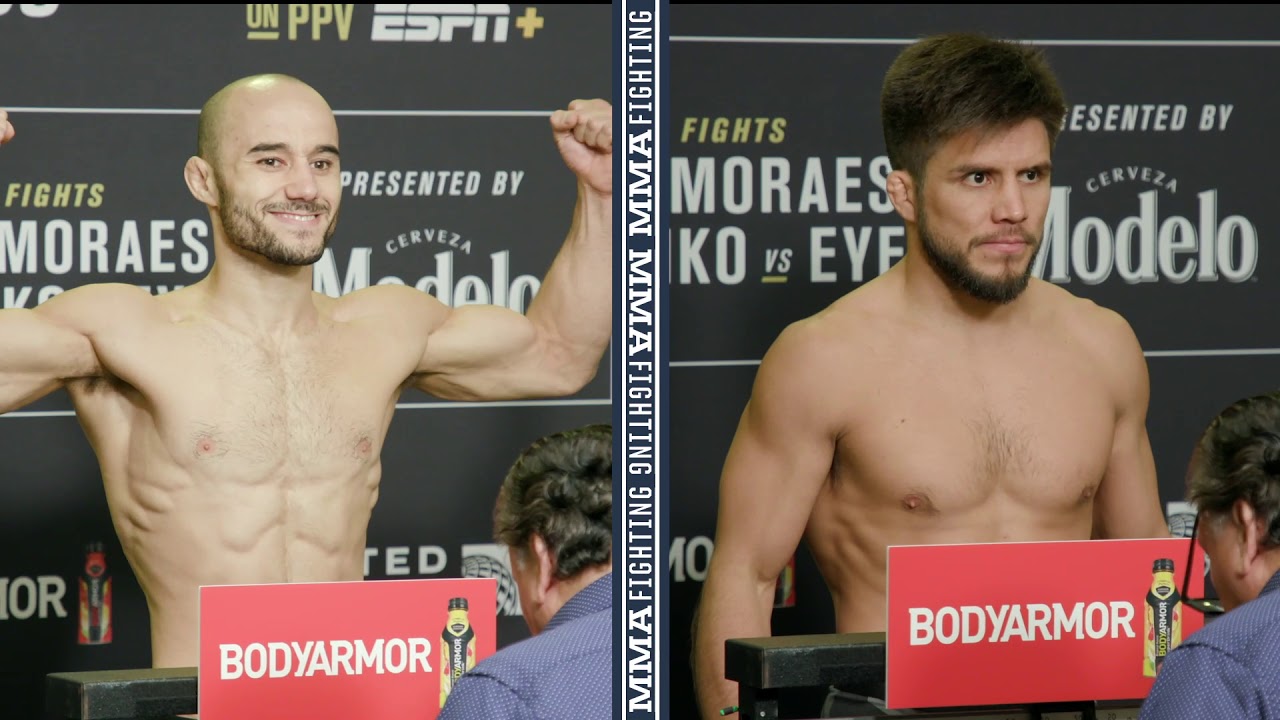 UFC 238 Weigh-Ins: Henry Cejudo, Marlon Moraes Make Weight - MMA Fighting mixed martial arts nantes