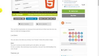 Ultimate PHP, HTML5 & AJAX Contact Form