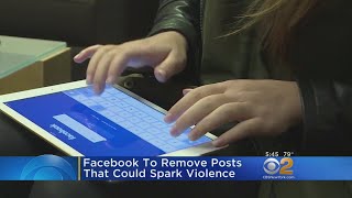 Facebook To Remove Posts That Could Spark Violence