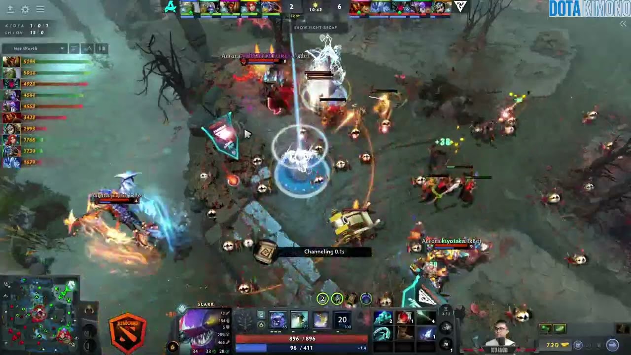 🔥 Saksa - Slark : Tundra Esports vs Aurora Gaming - Dota 2 Pro Gameplay Patch 7.38C No comment