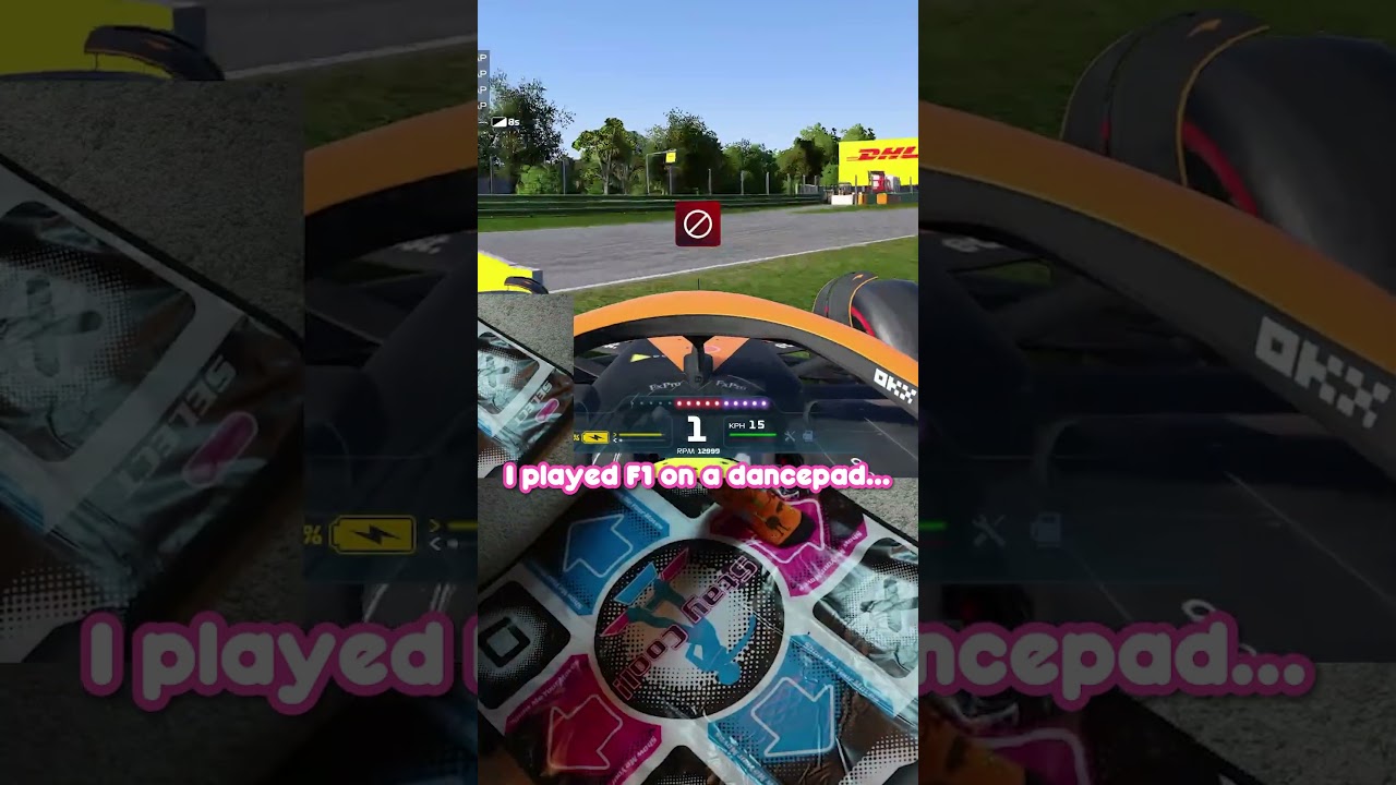 I Played F1 on a DDR Mat #f1