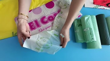 Túi Rác Cuộn Sinh Học Với Nguyên Liệu Thân Thiện Môi Trường