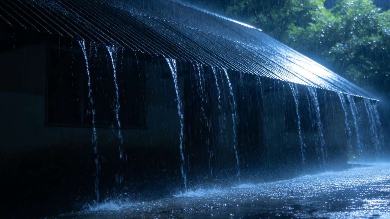 Rain Sounds No Ads for Sleep - Rain and Thunder Sounds ASMR for Sleep, Relaxation ASMR