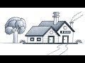 Beautiful house drawing video | house drawing banana sikhayen | house drawing 