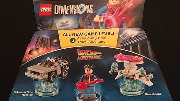 Back To The Future Level Pack Lego Dimensions Unboxing & Building