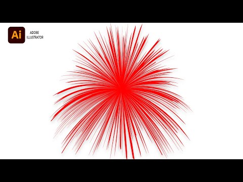 How to Make Firework in Adobe Illustrator #illustrator
