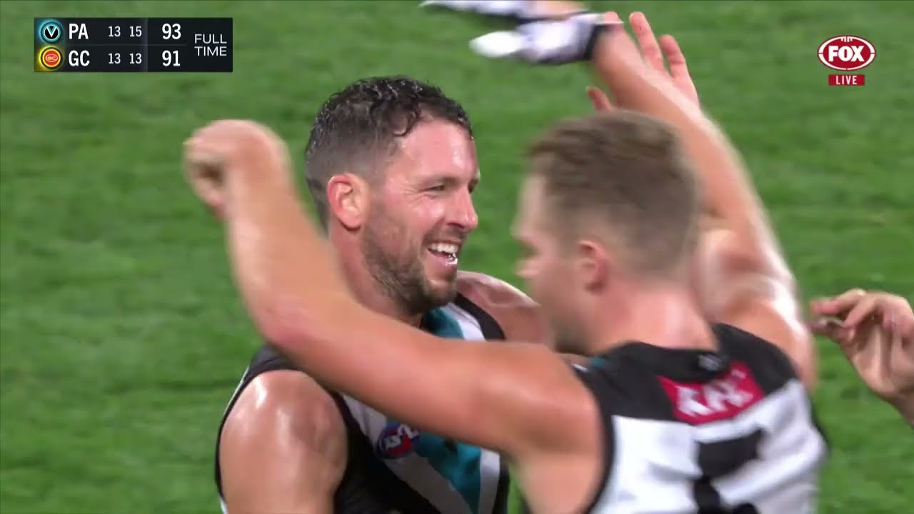 Kennedy Last Two Minutes Port Adelaide V Gold Coast Suns AFL YouTube