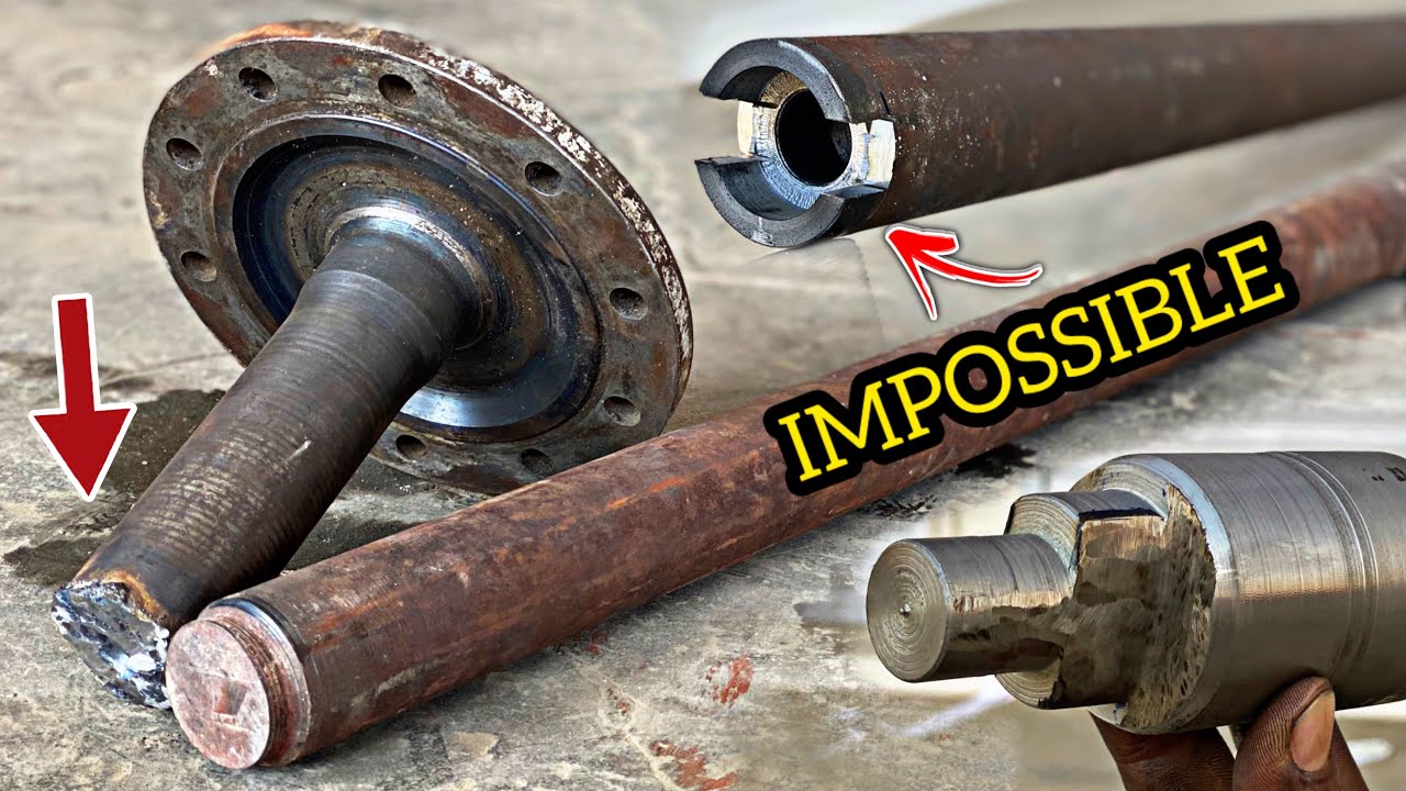 A Broken Axle That Was Considered Junk Was Made Completely Solid Like New Using a Shocking Strategy 