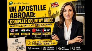 UK Apostille: US, India, UAE & China