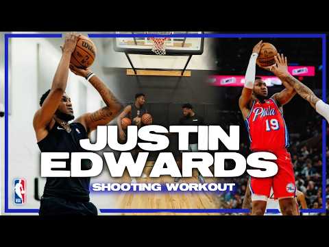 Sixers’ Justin Edwards Elite Shooting Session