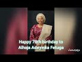 Alliamudulilai solape araga celebrates alhaja seki adeyinka fetuga 70 fttope alabi