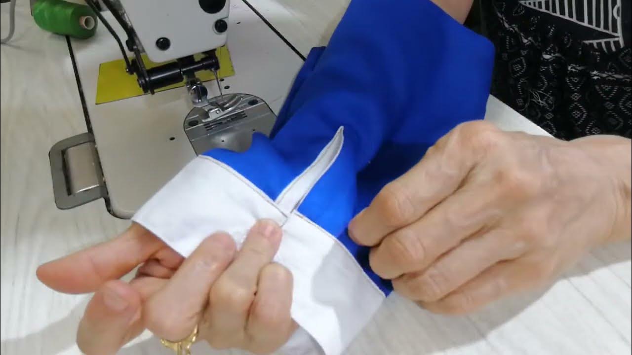 How to shorten button cuffed shirt, by original way. YouTube