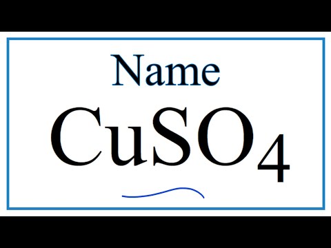 วีดีโอ: สารประกอบที่มีสูตร CuCrO4 มีชื่อว่าอะไร