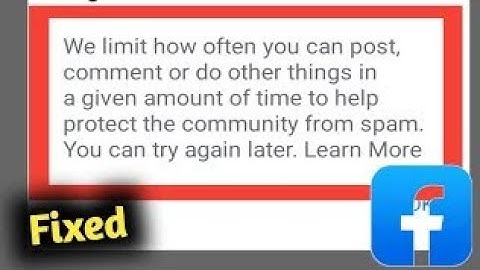 we limit how often you can post comenet Facebook group posting issue solve