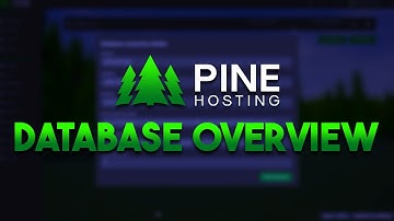 Database Overview | Pine Hosting Panel