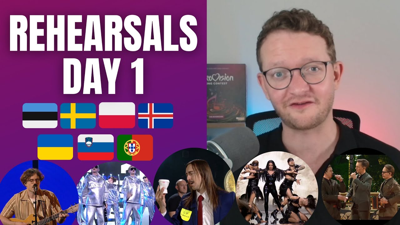 Rehearsals Eurovision 2025 - Day One - YouTube