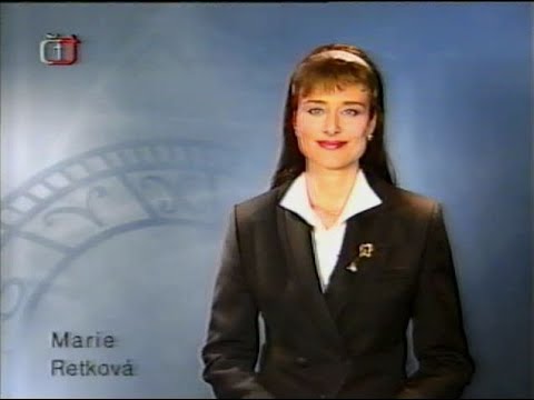 ČT1 reklamy a hlasatelka - 19. dubna 1996