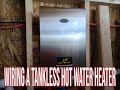 How to Wire a TANKLESS WATER HEATER (Marey ECO 210)