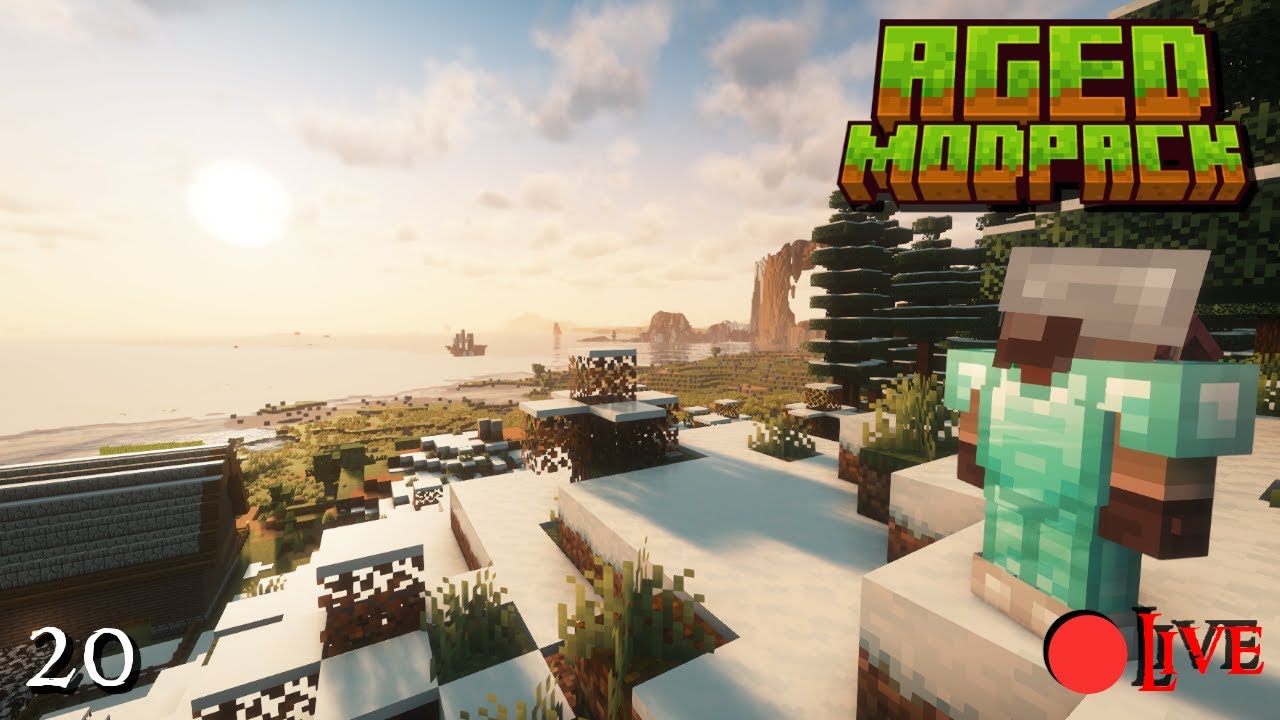 Attempting to Get to The End in Aged! :: Minecraft Aged Modpack Live ...