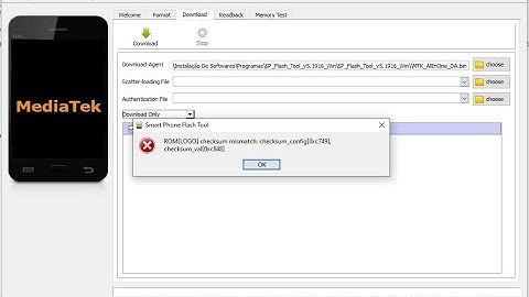 Rom [logo] checksum mismatch: Solução 100% verificado