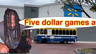 5 dollars￼  games from Walmart