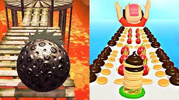 Rollance Adventure Balls VS Pancake Run - All Levels Gameplay Android iOS Ep 1