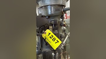 BRIDGEPORT 1 HP J-HEAD RAM TYPE VERTICAL MILL at Auction