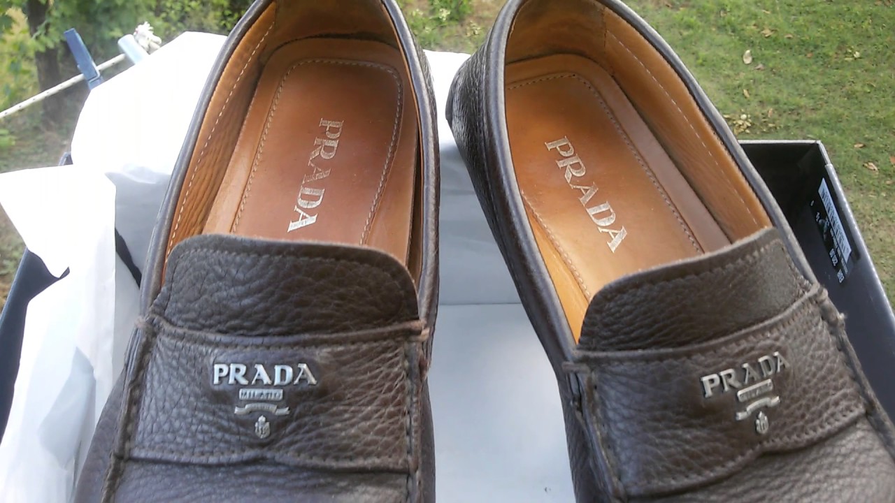 prada driving shoes womens