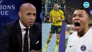Thierry Henry, Micah & Carragher react to Borussia Dortmund vs PSG 1-0 Champions League/24